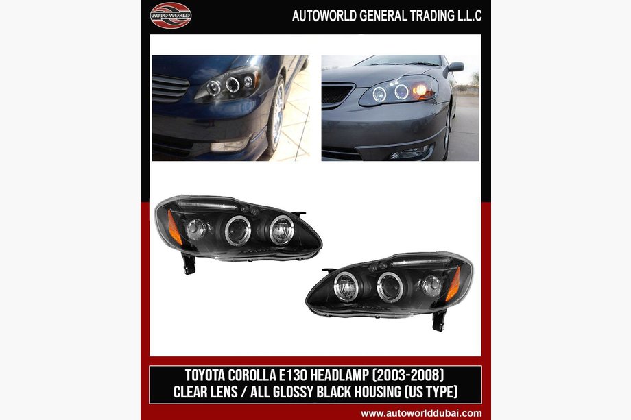 Toyota Corolla 2002–2007 Priekšējie lukturi (2 gab., LED) Image