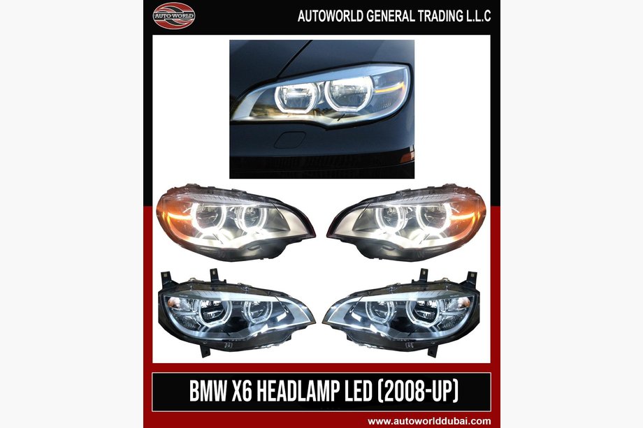 BMW X6 E71 2008–2014 Priekšējie lukturi (2 gab., LED) Image