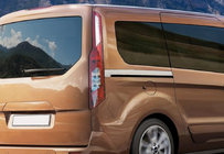 Ford Connect 2014–2021 Bīdāmo durvju moldingi (2 gab., nerūsējošais tērauds) foto 2