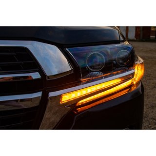 Lukturu uzacis ar LED (2016↗) Toyota Land Cruiser 200 2007–2021 foto 2