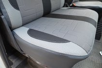 Volkswagen T4 Caravelle/Multivan 1990–2003 Autosēdekļu pārvalki (mākslīgā āda↗audums, Premium) Priekšējie 2+1 foto 4
