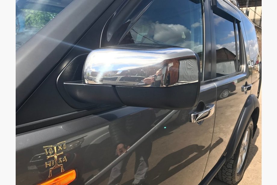 Range Rover III L322 2002–2012 Spoguļu uzlikas (2 gab., nerūsējošais tērauds) Carmos - turku teras Foto 3