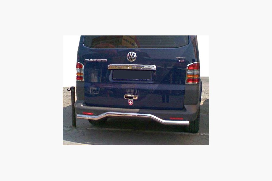 Volkswagen T5 2010–2015 Aizmugurējais aizsargstienis Vilnis (nerūsējošais tērauds) Image