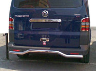 Volkswagen T5 2010–2015 Aizmugurējais aizsargstienis Vilnis (nerūsējošais tērauds) foto 1