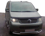Volkswagen T5 Multivan 2003–2010 Priekšējais dubultais aizsargstienis 60/48 mm (nerūsējošais tērauds) foto 1