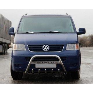Priekšējais bullbar WT003 (nerūsējošais tērauds) foto 1