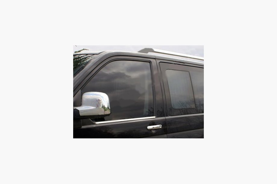 Volkswagen T5 Transporter 2003–2010 2. šķira! Logu apmales līstes (2 gab., nerūsējošais tērauds) Image
