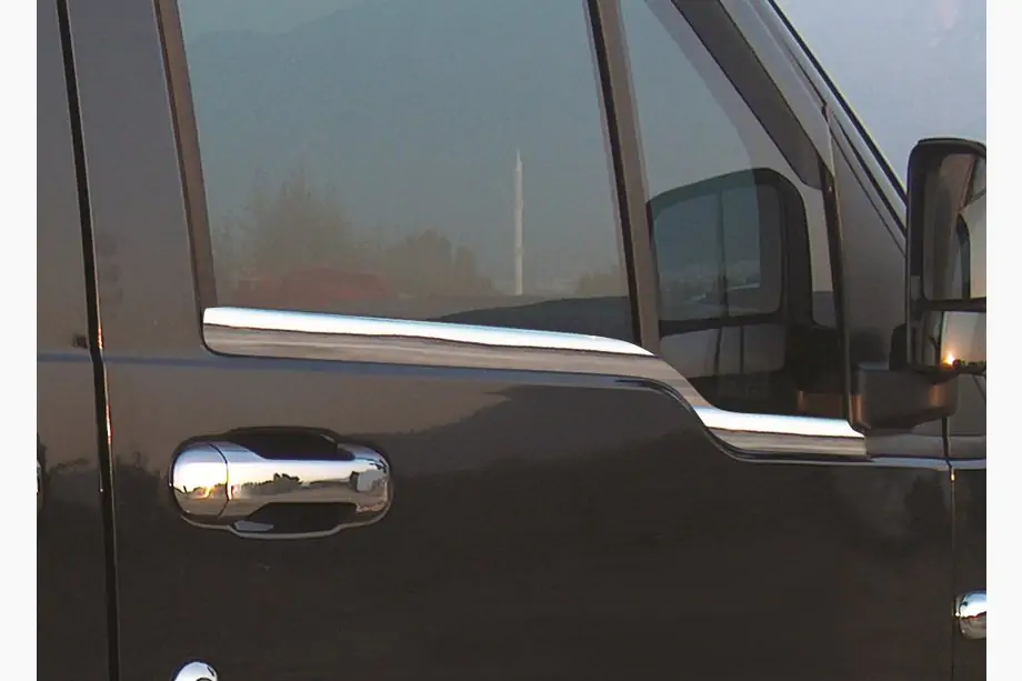 Ford Connect 2010–2013 Ārējā logu apmale (2 gab., nerūs. tērauds) Image