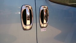 Opel Combo 2012–2018 Durvju rokturu uzlikas un apmales (8 gab., nerūsējošais tērauds) OmsaLine – itāļu nerūsējošais tērauds foto 6