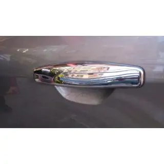 Durvju rokturu uzlikas (4 gab., nerūsējošais tērauds) Renault Symbol 2008–2013 foto 1