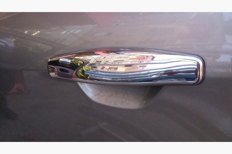 Renault Symbol 2008–2013 Durvju rokturu uzlikas (4 gab., nerūsējošais tērauds) OmsaLine – itāļu nerūsējošais tērauds Image