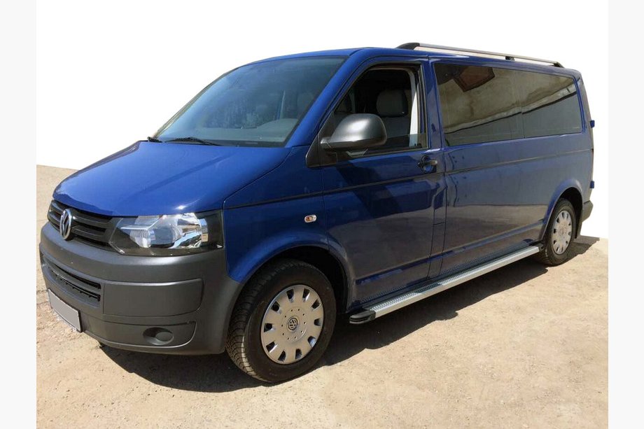 Volkswagen T5 2010–2015 Sānu sliekšņi Maya V2 (2 gab., alumīnijs) Image