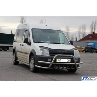 Priekšējais aizsargstienis (bullbar) ar dubultiem stieņiem WT003-Plus-2 (nerūsējošais tērauds) foto 3