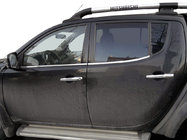 Mitsubishi L200 2006–2015 Logu apmales (4 gab., nerūsējošais tērauds) foto 1