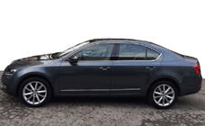 Skoda Octavia III A7 2013–2019 Pilns logu apmaļu komplekts (10 gab., nerūsējošais tērauds) foto 1
