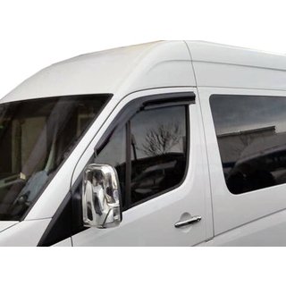 Līmējamie logu vēja deflektori (2 gab., Sunplex Sport) Mercedes Sprinter W906 2006–2018 foto 2