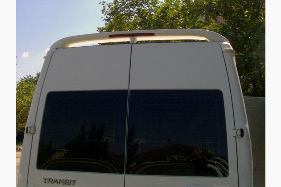 Ford Transit 2000–2014 Isikli vidējais jumta spoilers (krāsošanai) Image