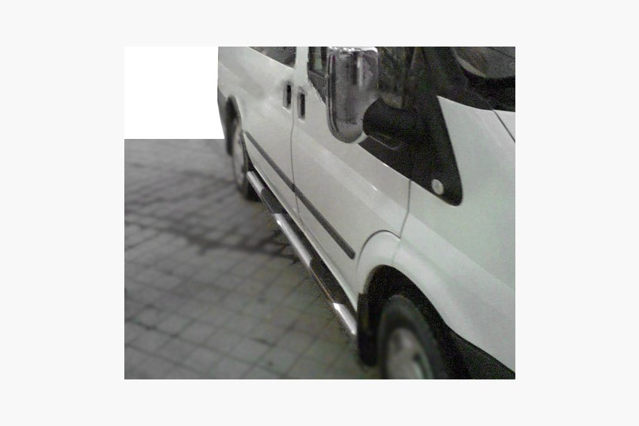 Ford Transit 2014– Sānu caurules Ø70 (2 gab., nerūsējošais tērauds) Image