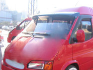 Ford Transit 1991–2000 Vējstikla vizieris (melns spīdīgs, 5 mm) foto 2