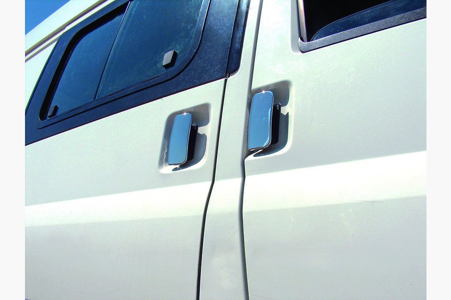 Ford Transit 2000–2014 Durvju rokturu uzlikas (Omsa, 4 durv., nerūsējošais tērauds) Image