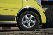 Renault Trafic 2001–2015 Riteņu arku uzlikas (4 gab., nerūsējošais tērauds) foto 1
