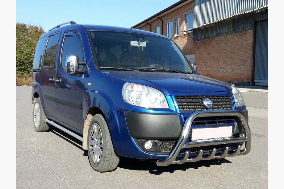 Fiat Doblo I 2005–2010 Bullbar WT003 (nerūsējošais tērauds) 60 mm Image