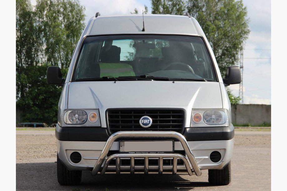 Citroen Jumpy 1996–2007 Priekšējais aizsargstienis WT002 (nerūsējošais tērauds) Image