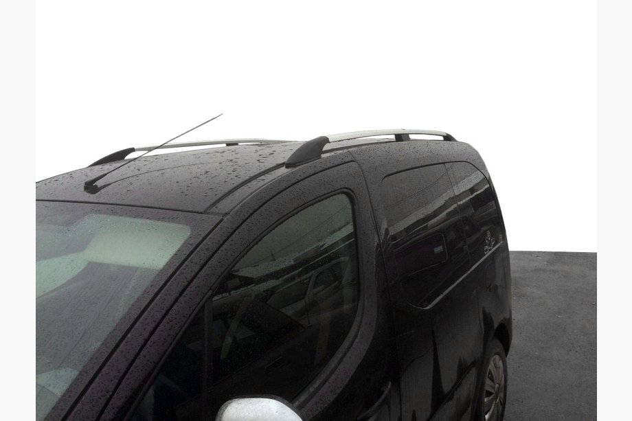 Peugeot Partner Tepee 2008–2018 Hromēti jumta reliņi Plastmasas stiprinājuma kājas Image