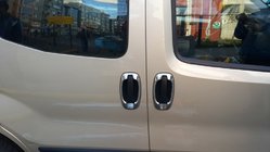 Opel Combo 2012–2018 Uzlikas ap durvju rokturiem (4 gab., nerūsējošais tērauds) Carmos - turku teras foto 10