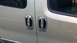 Opel Combo 2012–2018 Durvju rokturu uzlikas un apmales (8 gab., nerūsējošais tērauds) OmsaLine – itāļu nerūsējošais tērauds foto 4