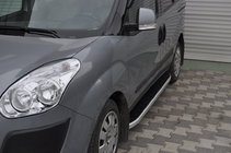 Fiat Doblo II 2010–2022 Sānu pakāpieni Fullmond (2 gab., alumīnijs) Maxi riteņu bāze foto 2