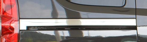 Opel Combo 2012–2018 Nerūsējošā tērauda apdares līste zem bīdāmajām durvīm (2 gab.) foto 7