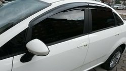 Fiat Linea 2006–2018 Logu vēja deflektori (4 gab., Sunplex Sport) foto 2