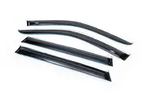 Subaru Legacy 2009–2014 Logu vēja deflektori ar hroma līsti SW (4 gab., HIC) foto 1