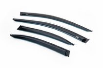 Mercedes C-class W205 2014–2021 Logu vēja deflektori ar hroma līsti SD (4 gab., HIC) foto 1