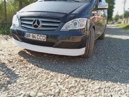 Mercedes Viano 2004–2014 Priekšējā bampera lūpa 2010-2015 (krāsošanai) foto 1