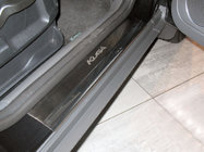 Ford Kuga 2008–2013 Sliekšņu uzlikas Nataniko (4 gab., nerūsējošais tērauds) Premium – 3M līmlente, 0,8 mm foto 1
