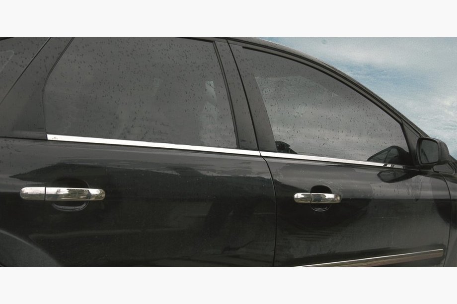 Ford C-Max 2004–2010 Ārējās logu apmales (4 gab., nerūsējošais tērauds) Foto 1