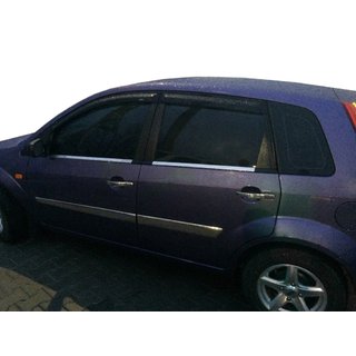 Ārējās logu apmales (4 gab., nerūsējošais tērauds) Ford Fiesta 2002–2008 foto 3
