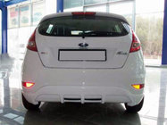 Ford Fiesta 2008–2017 Aizmugurējā bampera uzlika Meliset (krāsošanai) foto 1