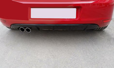 Volkswagen Golf 7/E-Golf 2012–2020 Aizmugurējā difuzora uzlika (ABS, melna) foto 1