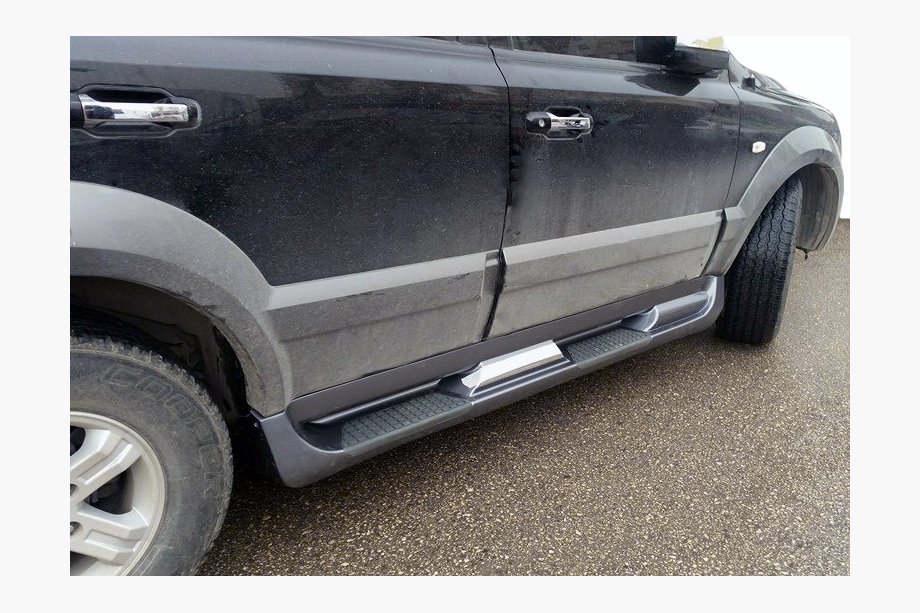 Kia Sorento I BL 2002–2009 Plastmasas sānu sliekšņi (plastmasa) Image