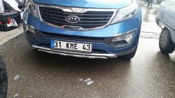Kia Sportage 2010–2015 Priekšējā bufera lūpa Niken V1 (plastmasa) foto 4