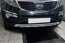 Kia Sportage 2010–2015 Priekšējā bufera lūpa Niken V1 (plastmasa) foto 3