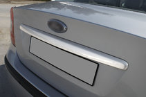 Ford Focus II 2005–2008 Bagāžnieka vāka uzlika (Sedans, nerūsējošais tērauds) OmsaLine – itāļu nerūsējošais tērauds foto 1