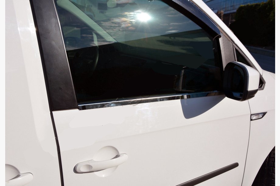 Volkswagen Caddy 2015–2020 Logu apdares līstes (2 gab., nerūsējošais tērauds) Carmos - turku teras Image