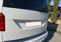 Volkswagen Caddy 2015–2020 Uzlika virs numura zīmes (1 durvju, nerūsējošais tērauds) foto 2