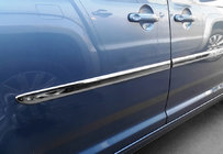 Volkswagen Caddy 2015–2020 Molding līstu uzlikas (īsā bāze, 4 gab., nerūsējošais tērauds) foto 1