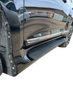 Toyota Land Cruiser Prado 150 2009–2023 Sānu pakāpieni GX-style (2 gab., alumīnijs) Melna krāsa (pelēka uzkāpšanas virsma) foto 7