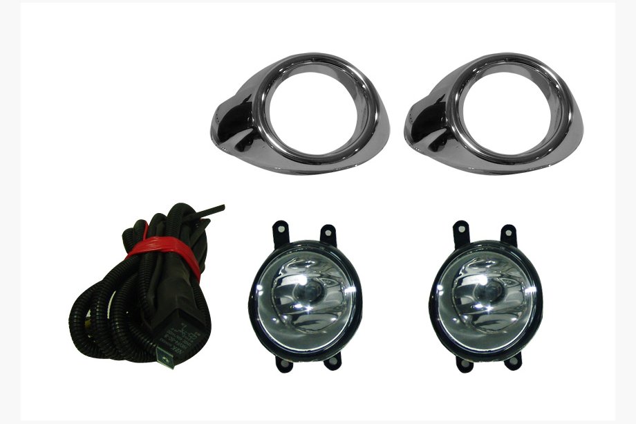 Ford Focus III 2011–2017 Miglas lukturi (2011-2015, halogēnie) Hroma apmale Image